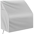 Yexcend Waterproof Boat Swing Back Seat Cover, 600D Marine Grade Polyester Canvas Swingback Cooler Seat Cover,Grey