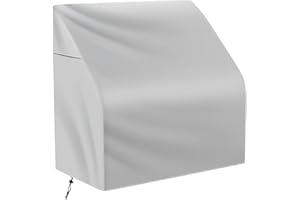 Yexcend Waterproof Boat Swing Back Seat Cover, 600D Marine Grade Polyester Canvas Swingback Cooler Seat Cover,Grey