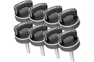 Hiolpen Hard Top Fasteners Mounting Screw Kit for Ford Bronco 2021-2024 - 8Pcs Aluminum Hardtop Quick Removal Fastener with Thumb Screw - Easy Installation for Secure Hard Top Screws Hardtop Bolts