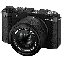 FUJIFILM X-M5 + XC15-45mm Kit Black : Amazon.ca: Electronics
