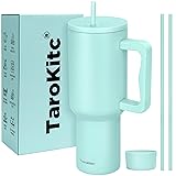 40 oz Insulated Tumbler with Handle and lid, Vacuum