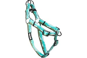 WOLFGANG MAN & BEAST Wolfgang Heavy Duty Adjustable Dog Harness, Pull-Tested to Over 800 lbs for Walking & Training, GreatEscape Print, Extra Large