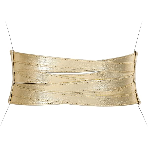 ANNULOYA Plus Size Women Bling Wide Belt for Dress Vintage Rhinestones Elastic Sparkle Waistband Ladies Cummerbands (Gold, Waist 36-44 Inch) at Amazon Women's Clothing store ANNULOYA Plus Size Women Bling Wide Belt for Dress Vintage Rhinestones Elastic Sparkle Waistband Ladies Cummerbands (Gold, Waist 36-44 Inch) at Amazon Women's Clothing store