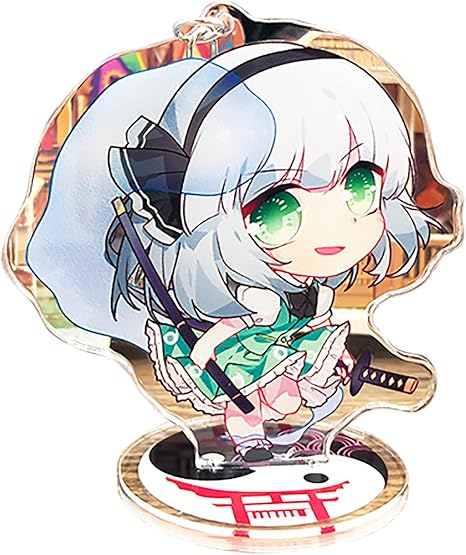 Amazon Co Jp 東方project アクリルスタンド キーホルダー 2way 魂魄妖夢 こんぱく ようむ 全身 アクスタ 軽量 展示用 デコレーション 置物 装飾品 ゲーム キャラクター 萌えグッズ 可愛い バッグ飾り 誕生日プレゼント ギフト 7cm ホビー