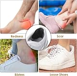 Molain 2 Pairs Heel Grips Self-Adhesive Anti-Slip Cushions Black view 3