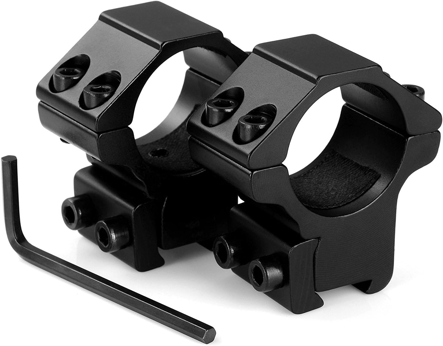 LIRISY 1" Scope Mount Low Profile Scope Rings for 11mm Dovetail Rails (2 Pieces) : Sports & Outdoors