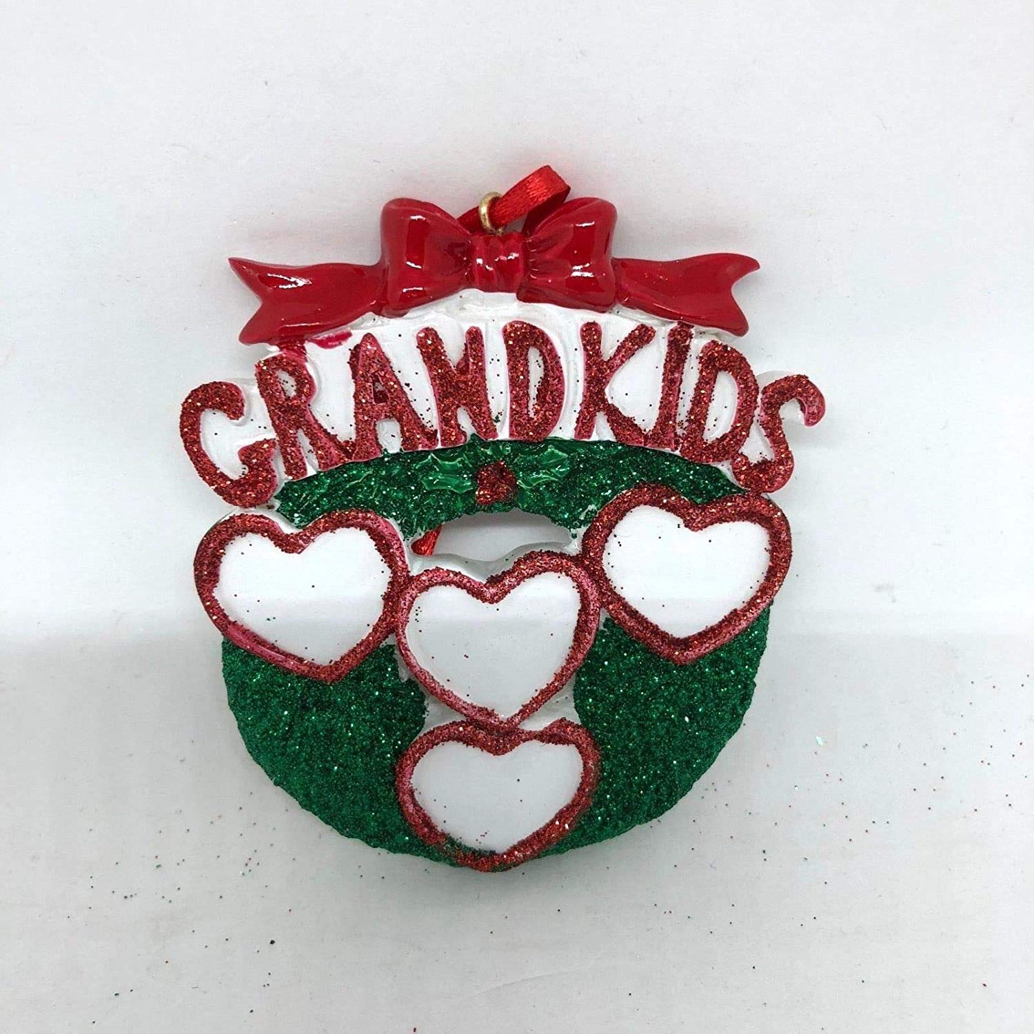 Personalise Your Own Resin Christmas Tree Hanging Decorations - Grand kids 4