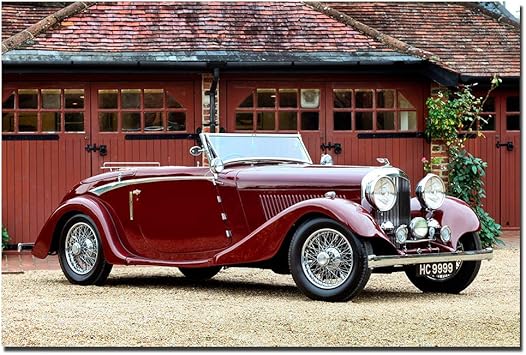 Amazon.com: Wall Art for Living Room car Posters Vintage Car Poster