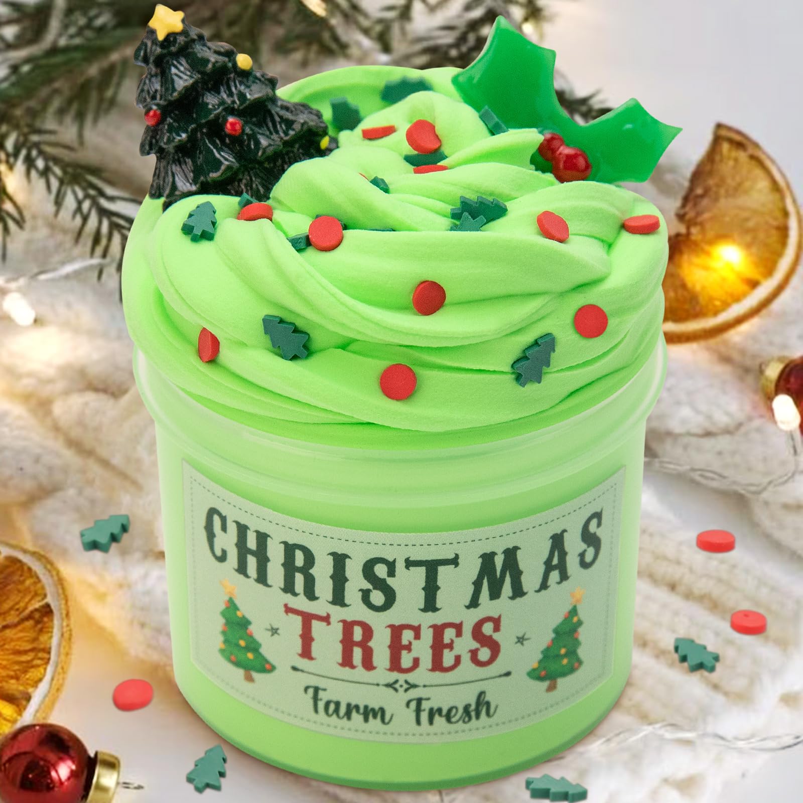 Christmas Stocking Stuffers for Kids - 4 Pack Slime Balls - Toys Kit Xmas Gifts for Classroom Rewards Teens Girls Boys 4 5 6 7 8 9 10 11 12 Year Old and Adults
