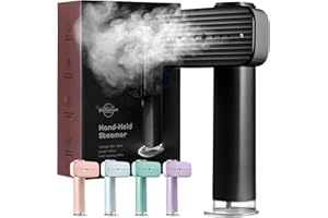 STARUMENT Portable Steamer for Clothes, Travel Garment Steamer for Fabric Wrinkles Remover with Heat-Resistant Glove, 18s Fast Heat-up, 90ml Water Tank, 1200W | Hand Steamer for Home, Office and Travel