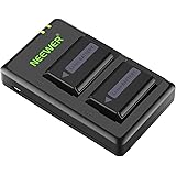 Neewer NP-FW50 Camera Battery Charger Set Compatible with Sony A6000, A6500, A6300, A6400, A7, A7II, A7RII, A7SII, A7S, A7S2,