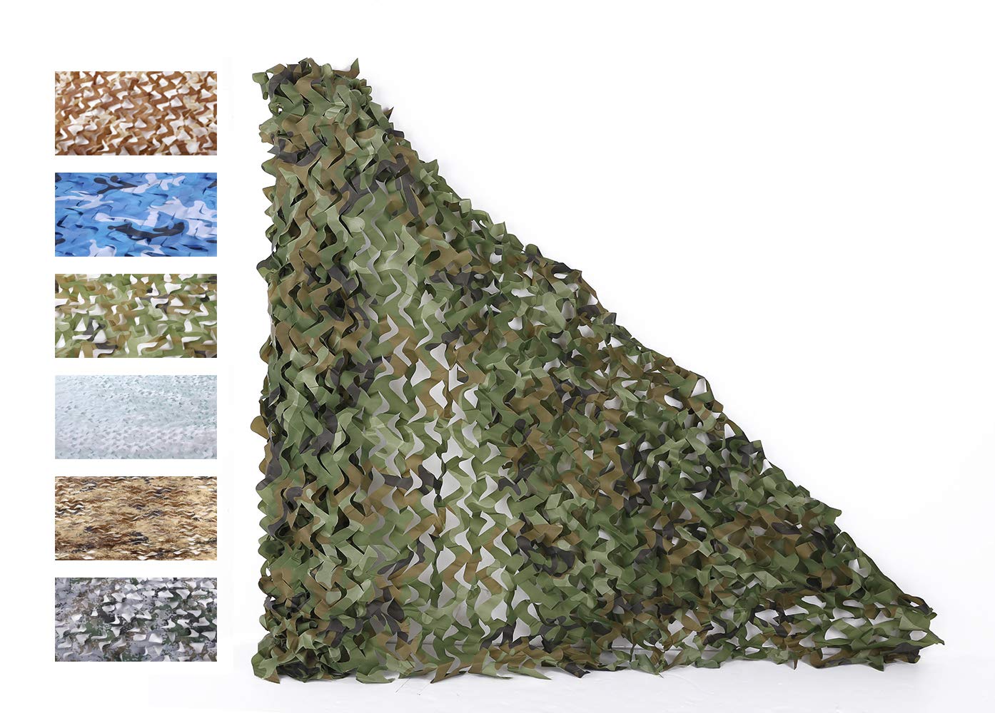 Chiglia Camo Netting, Blind Camouflage Net, Sunscreen Nets Lightweight Woodland 1.5mx3m