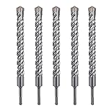 5 Pack 3/8 inch X 8.26 inch SDS Plus Rotary Hammer