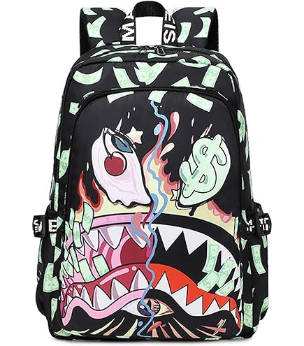 Amazon.com | Sprayground Ichimatsu Moyo Camokawa Shark Backpack