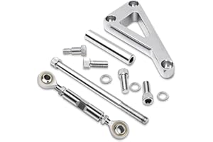 TEANTECH SBC Alternator Bracket, Long Water Pump Lwp Aluminum Alternator Bracket Kit Polished for Chevy SBC 350 Small Block Engine