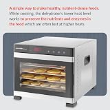 SousVideTools 6 Tray Stainless Steel Food Dehydrator with Touch Panel view 4