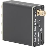 YWBL-WH RF Isolation Distributor, 100kHz to 150MHz Active Splitter | Fifty Ohm Impedance, Under 0.8dB Insertion Loss, Over 80dB Channel Isolation, SDR Clock GPSDO