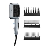 Conair 3-in-1 Styling Hair Dryer, 1875W Blow Dryer with 3 Styling Attachments to Detangle, Straighten, and Volumize, Ionic Technology, Dual Voltage
