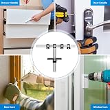 Errum Adjustable Cabinet Hardware Jig Punch Locator Drill Template Wood view 6