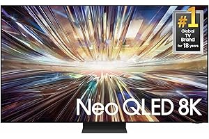 Samsung 65-Inch Class QLED 8K QN800D Series Mini LED, Neo Quantum HDR Smart TV w/Dolby Atmos, Object Tracking Sound+, AI Motion Enhancer, Real Depth Enhancer Pro, Alexa Built-in (QN65QN800D, 2024)