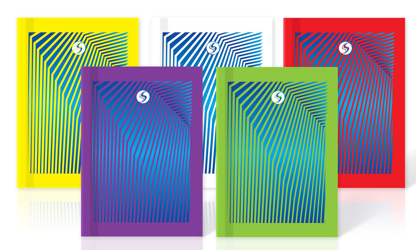Silvine Daze 160 Page A6 Durable Casebound Notebooks in 5 Assorted Colours [Pack of 10],PADCBA6