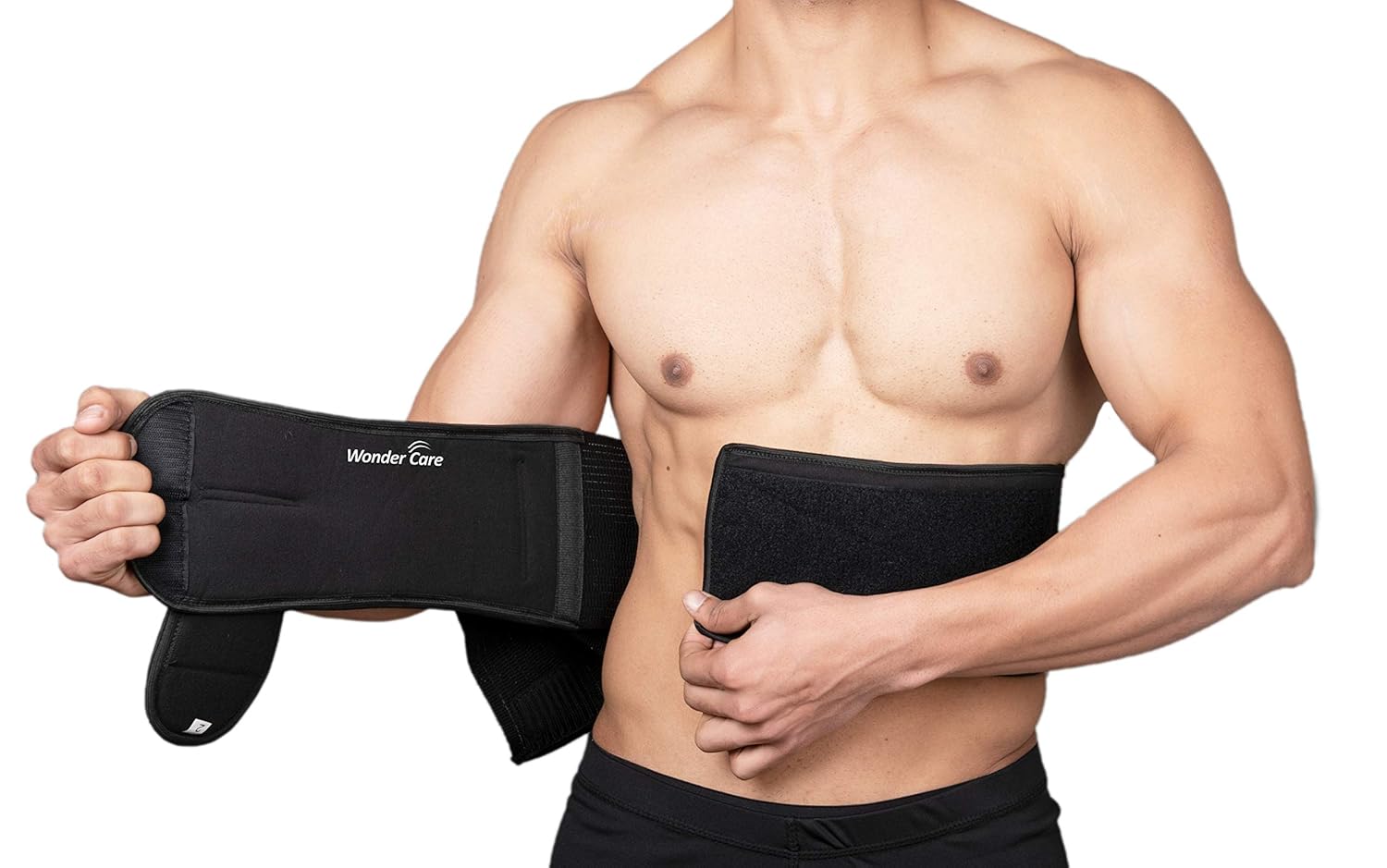 Wonder Care-Left Right Shoulder Immobilizer Arm Sling Elastic Brace for Clavicle Collar Bone Dislocation Subluxation Shoulder stabilizer Compression Brace After Rotator Cuff Surgery - Black-Size 6: Industrial & Scientific