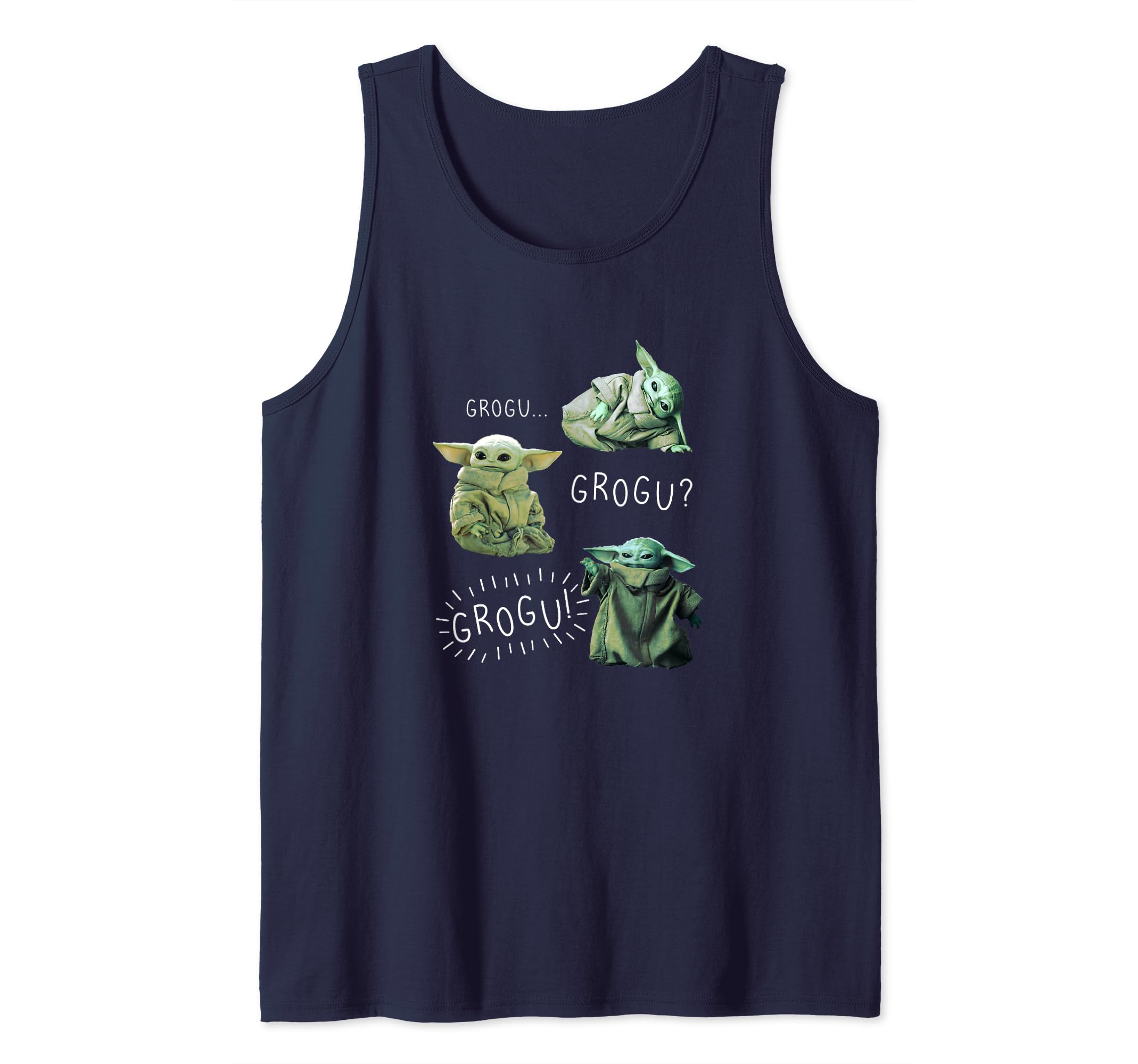 Star Wars: The Mandalorian Grogu Grogu Grogu R14 Tank Top