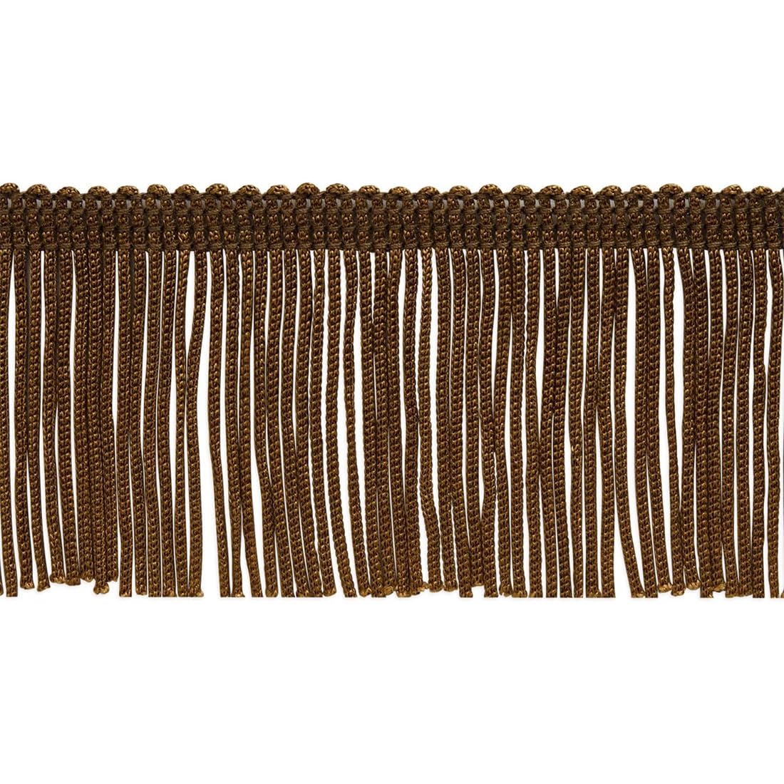 Trims by the Yard Chainette Fringe Trim, Polyester, Cocoa, 2"/5 Yards
