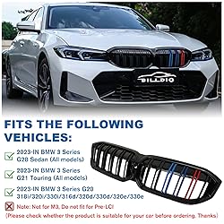 BILLDIO G20 Grill - Black Kidney Grille Compatible