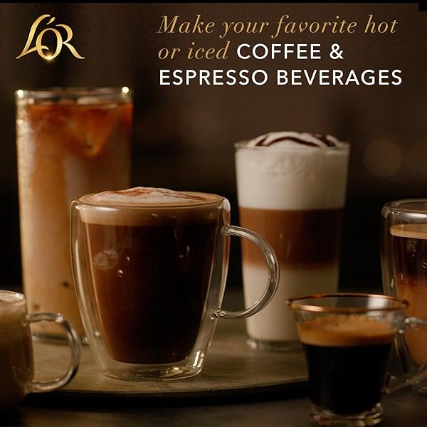 L’OR ESPRESSO CAPSULES, ESTREMO LUNGO, SINGLE-SERVE ALUMINUM COFFEE COMPATIBLE WITH THE L’OR BARISTA SYSTEM & NESPRESSO ORIGINAL MACHINES, 10 COUNT (PACK OF 1)
