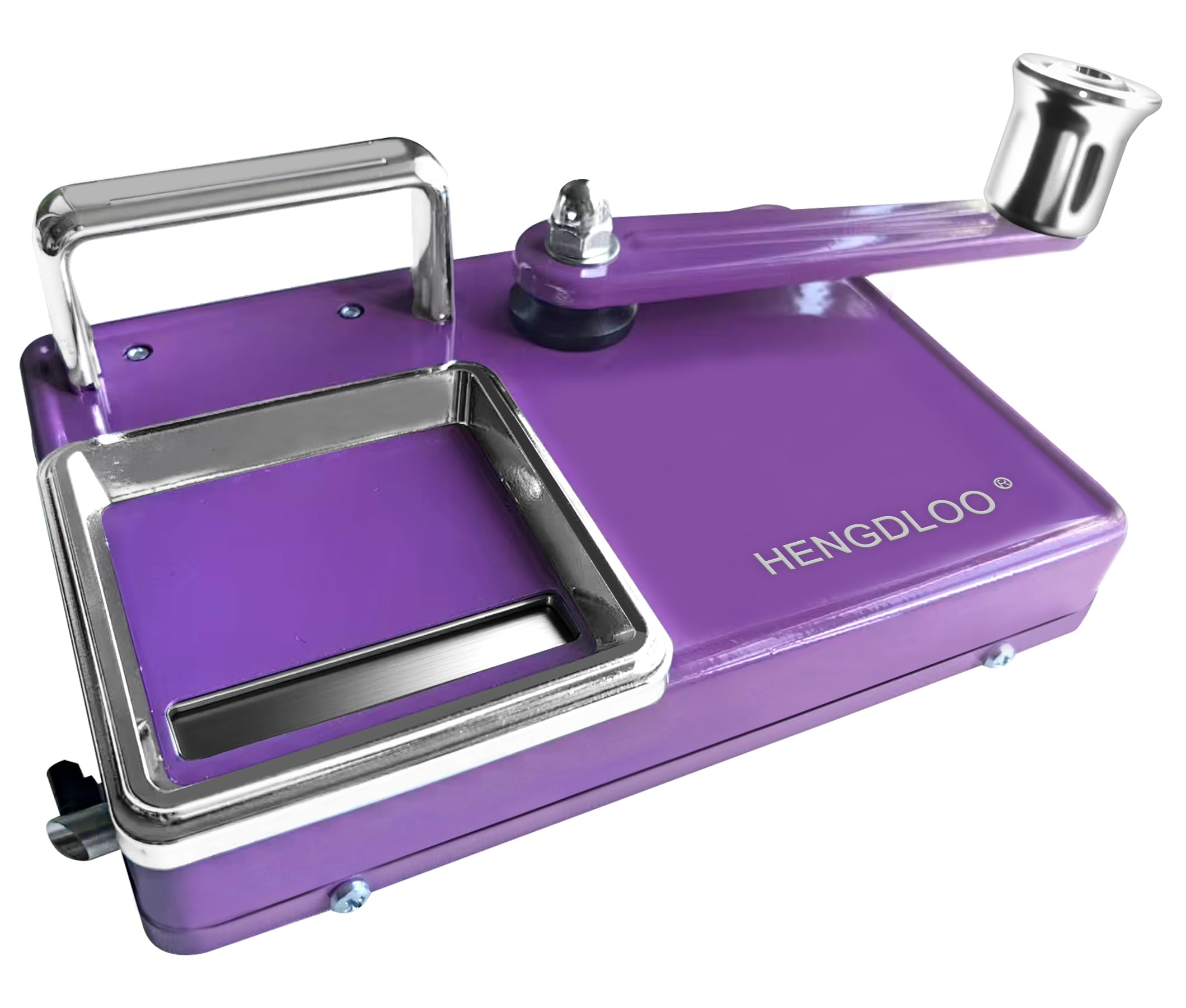 Photo 1 of HENGDLOO Cigarette Rolling Machine, 8in Dual-Track Upgrade Cigarette Machines, Suitable for 8.0 MM Diameter Size Cigarette Paper Tube,Purple