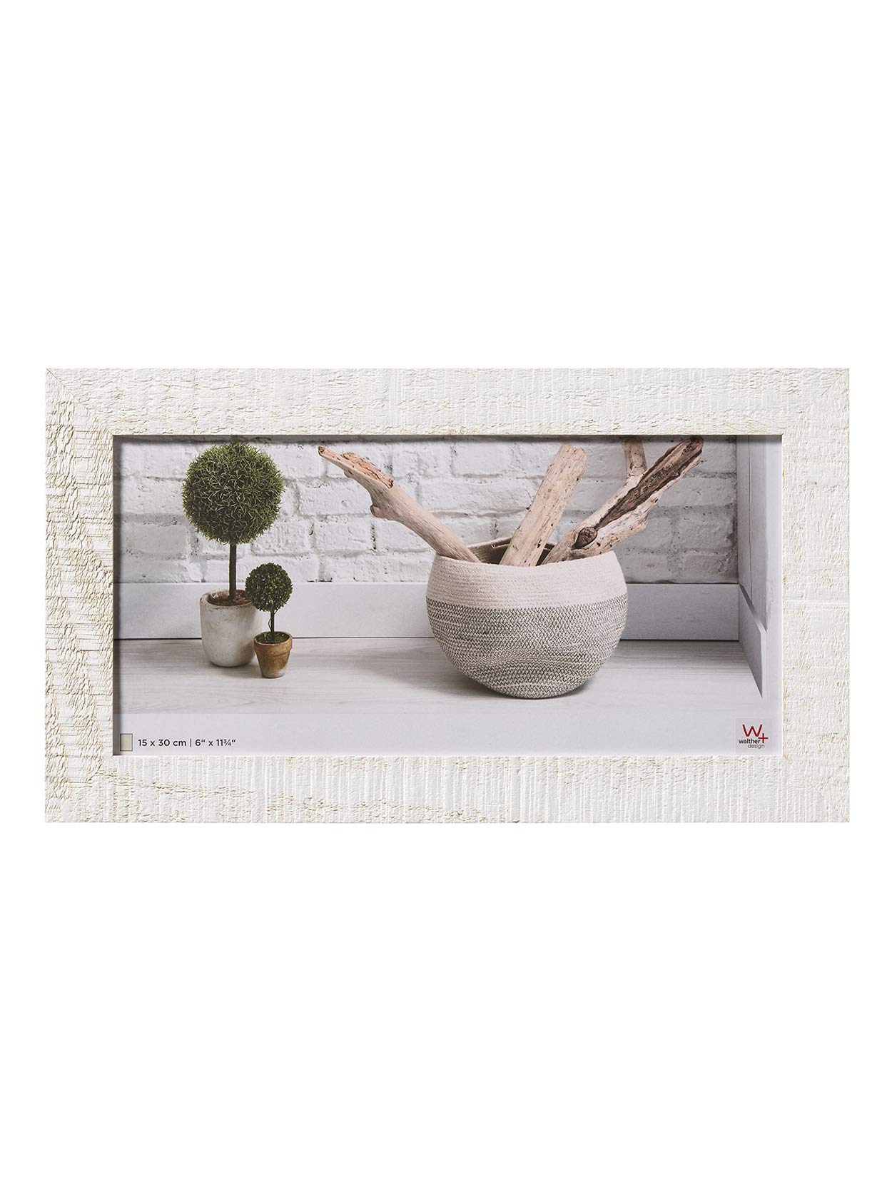 Walther design Picture Frame, Polar White, 1 (15 x 30 cm)