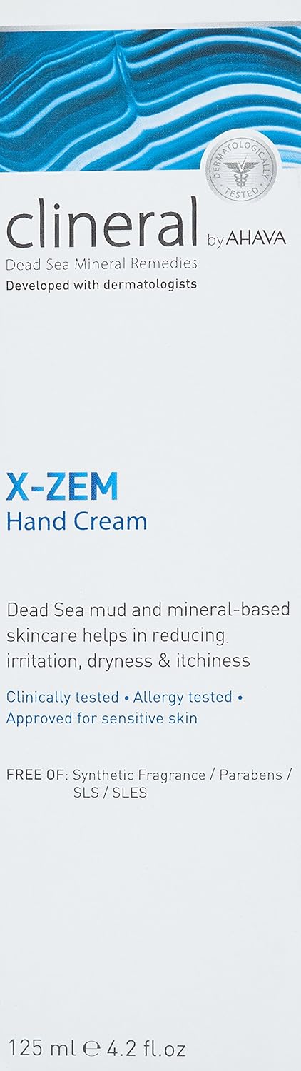 CLINERAL by Ahava X-ZEM Hand Cream 125 ml - Image 4