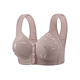 Plus Size Bras for Older Women Fornt Closure Daisy