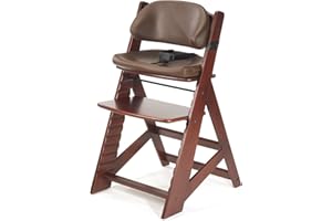 Keekaroo Height Right Kids High Chair with Comfort Cushions, Mahogany/Chocolate (0055215KR-0001)