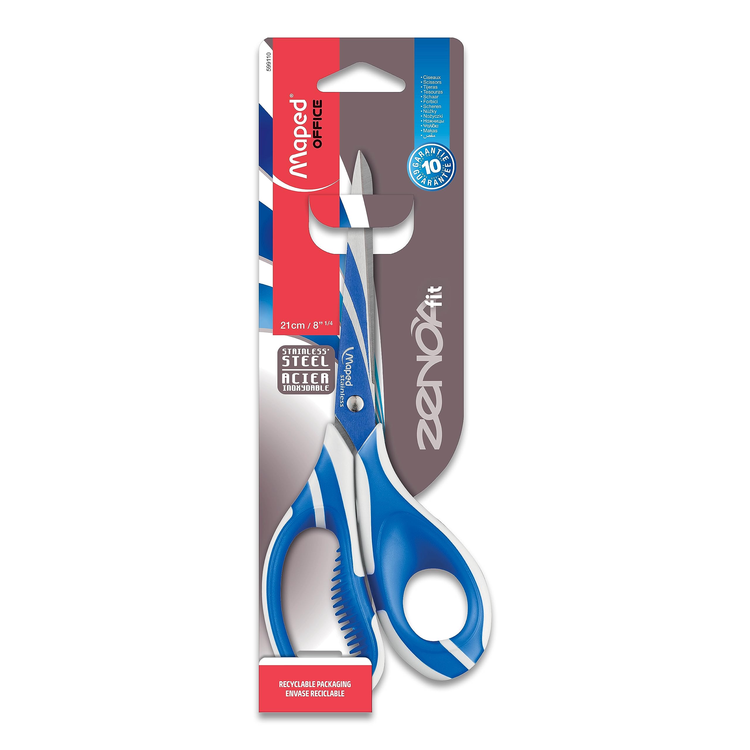Maped Zenoa Fit Scissors 21cm 8 inch