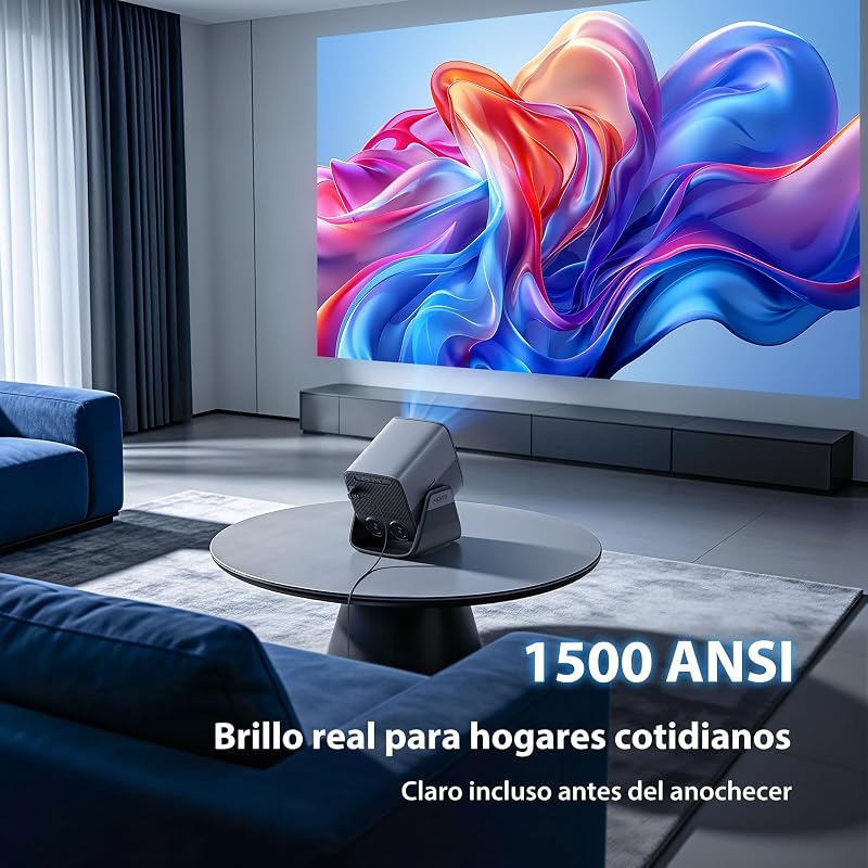 Proyector 1080P HDR10+, Memoria de 32 GB【Apps integradas】
