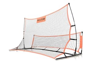 Morimoe Soccer Rebounder Net, Dual Side, Improve Multi Skills, Carry Bag