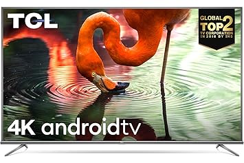 TCL 138.78 cm (55 inches)  AI 4K UHD Certified Android Smart LED TV 55P8E Elite (Black) (2019 Model)