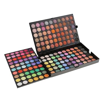 Segolike Women's Beauty 180 Colors Eye Shadow Palette Shimmer Matte Eyeshadows Nude Neon Smoky Eye Makeup Cosmetic Set Kit