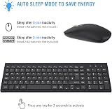 Cimetech Wireless Keyboard and Mouse 2.4G UK Layout Numeric Keypad USB view 6