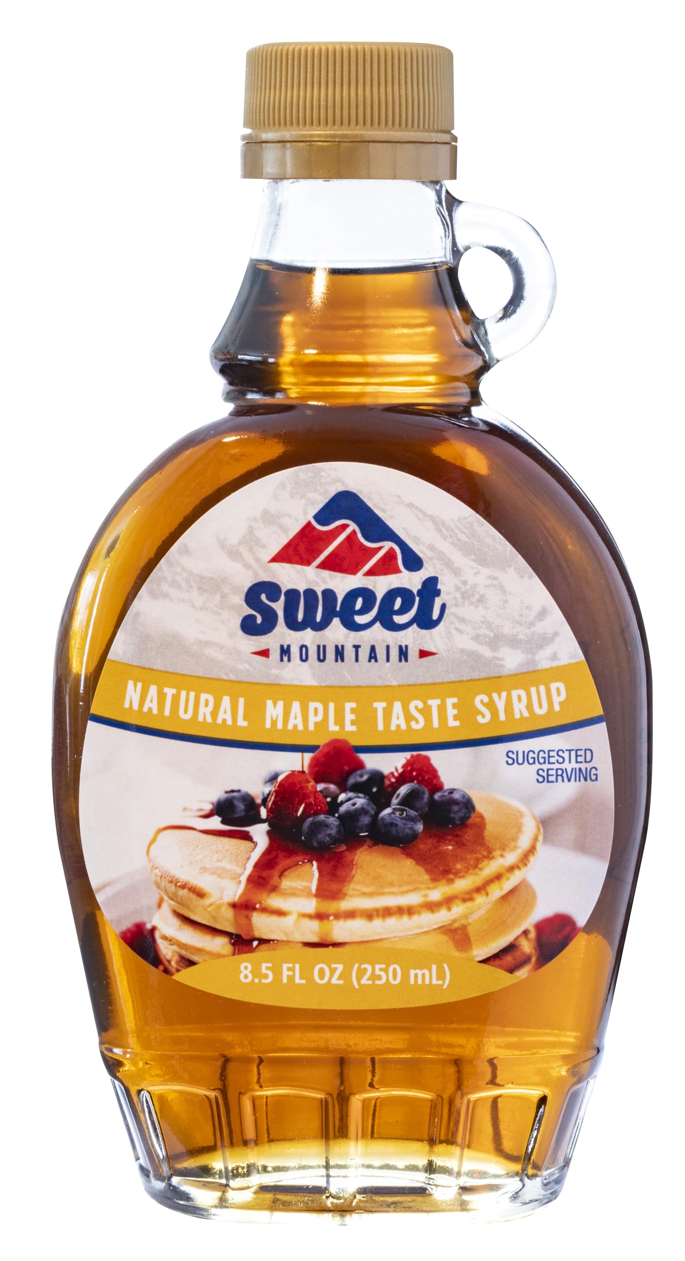 Photo 1 of **PACK2**Sweet Mountain - Natural Maple Taste Syrup in Glass Bottle (8.5 FL OZ / 250 ml)