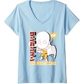 Women's One Punch Man Comic Edit Anime V-Neck T-Shirt