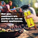 Easy Shopping Butane Gas Canister 227g for Camp Stove Heaters 28 Pack view 2