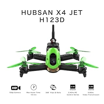 Hubsan H123D X4 Jet Racer Brushless Drohne 720P Kamera FPV Quadcopter Mit HT012D FPV Sender