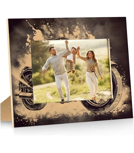 Amazon.com - Harley-Davidson Industrial Faux Metal & Wood Picture