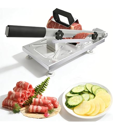 Amazon.com: Manual Meat Slicer Stainless Steel, Meat Cutter
