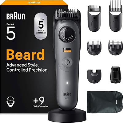 Braun Beard Trimmer Series 5 BT5565 with 40 Lengths 0.5mm steps Waterproof 120