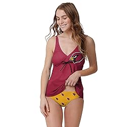 FOCO Women's Standard NFL Team Logo Ladies Bathing