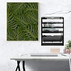 EASEPRES Mesh Wall File Organizer 5 Tier Vertical